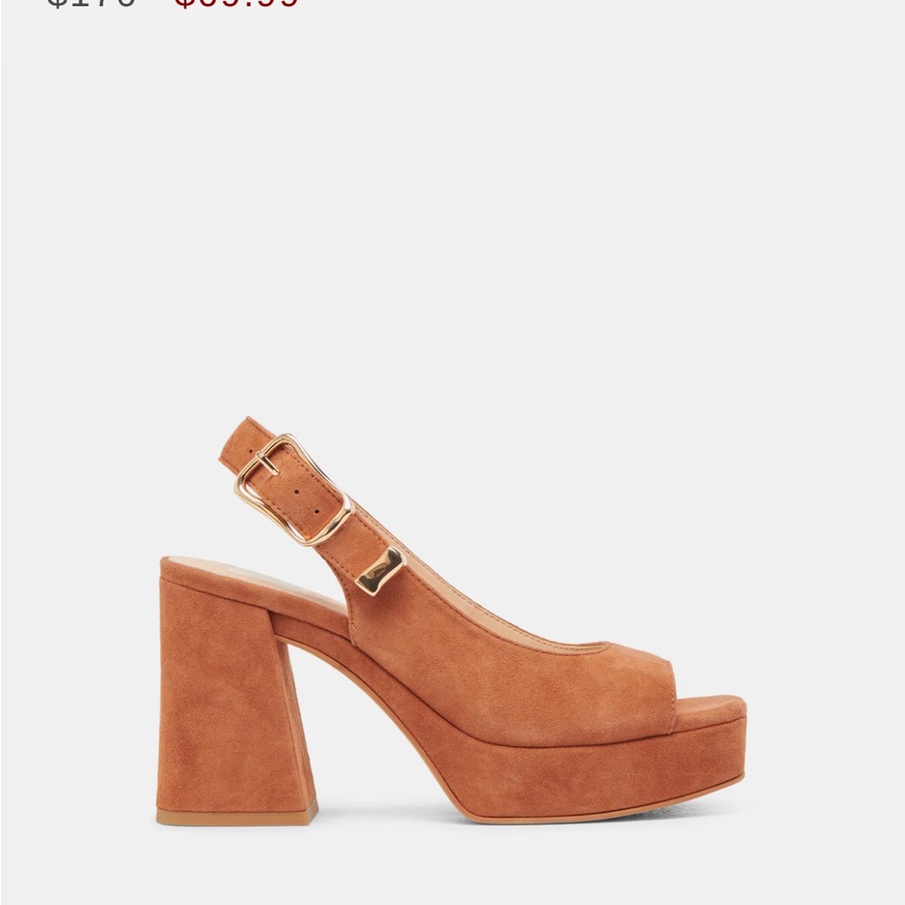Dolce Vita Tan Block Heel Sandals